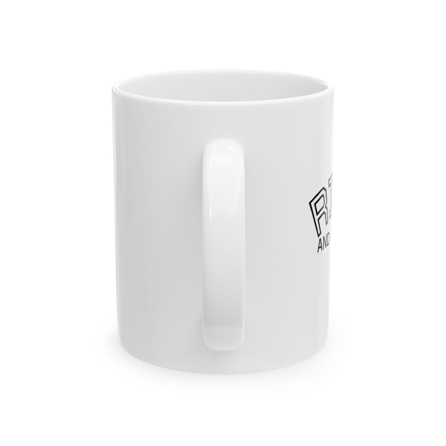 Rise and Grind Coffee Mug, Motivational Morning Quote Mug, Caffeine Lover Gift, Hustle Cup,Inspirational Mug for Work or Home