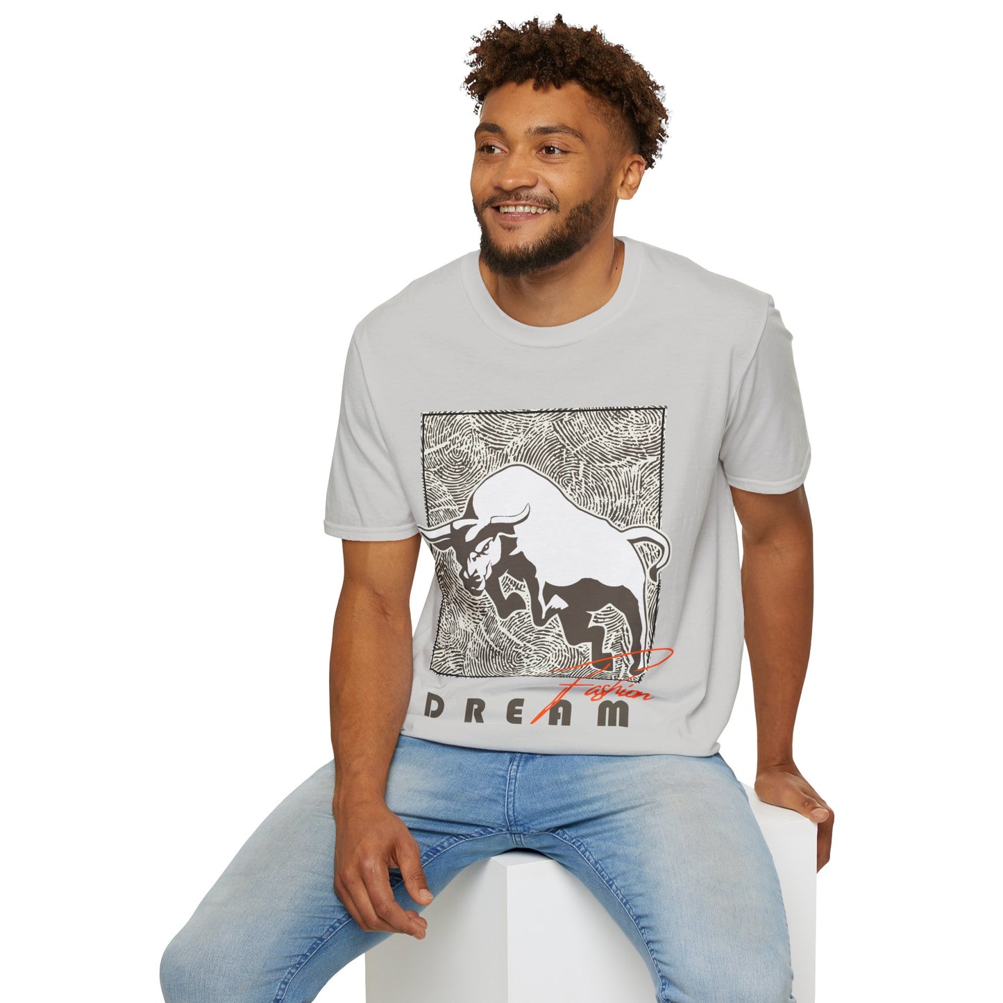 Dreaming Bull Unisex T-Shirt | Trendy Graphic Tee for Casual Style, Gifts, Milestone Celebrations, Everyday Wear