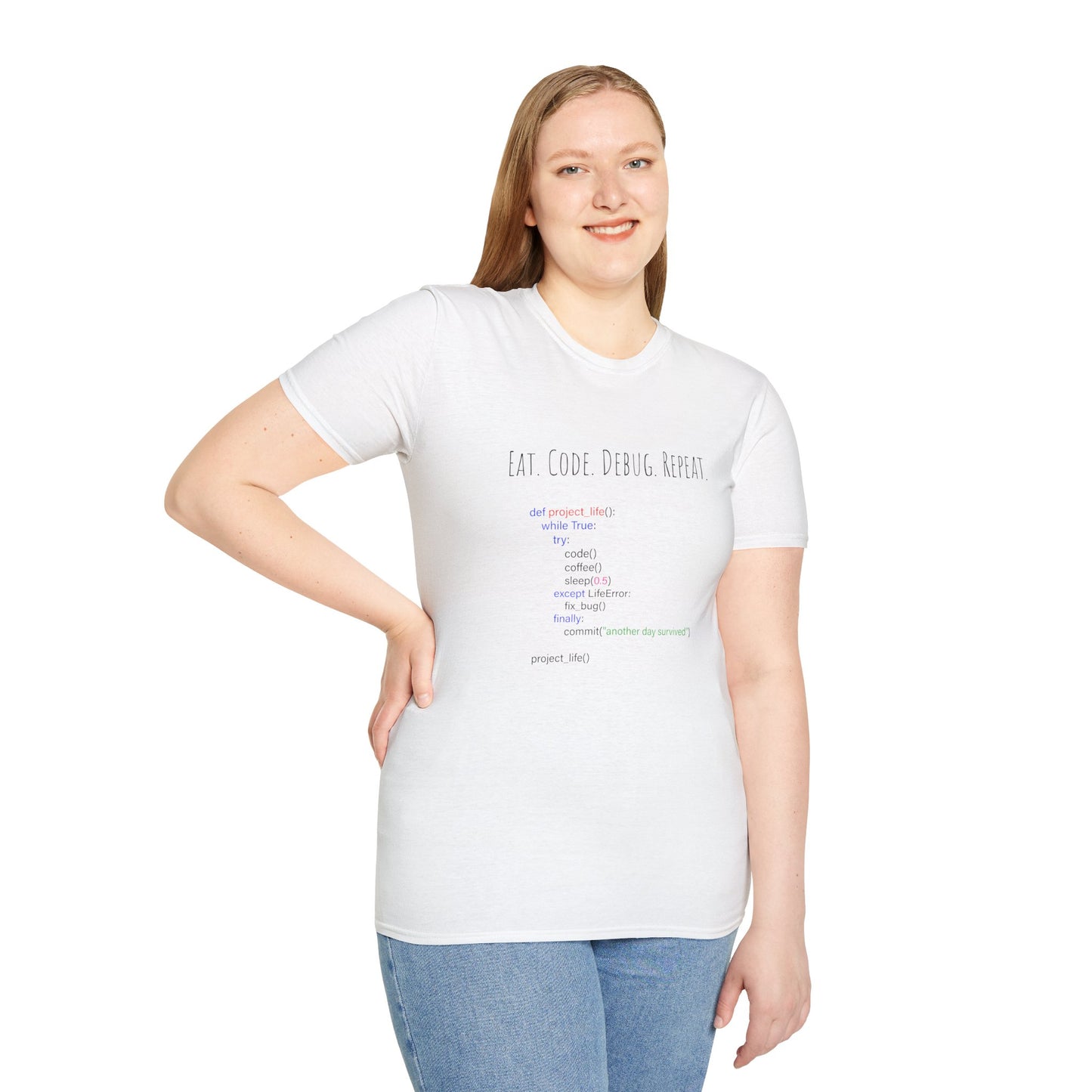 Programming Rule T-Shirt, Funny Coding Tee, Gift for Programmers, Tech Team Humor Shirt, Unisex Softstyle Tee