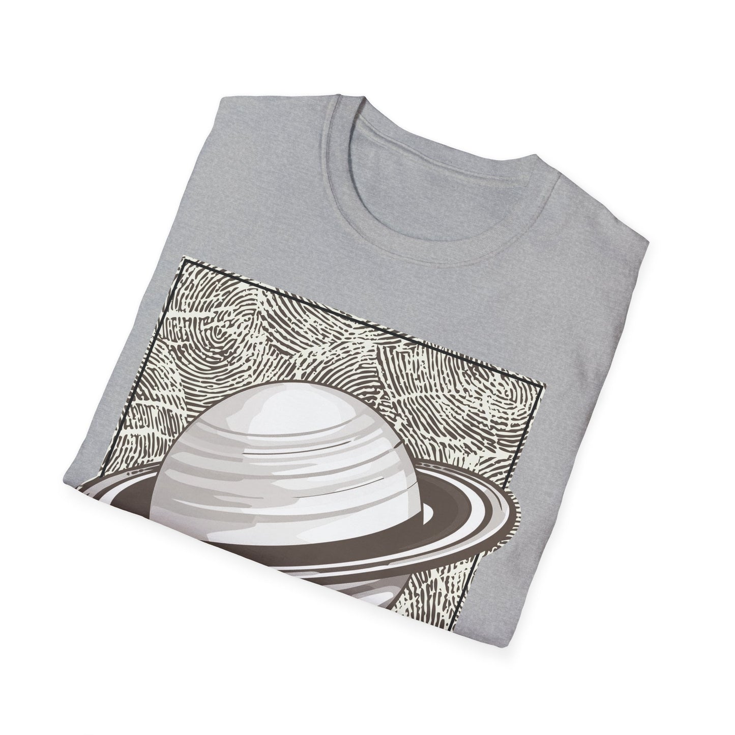 Dreamy Saturn Aesthetic Shirt – Space-Inspired Fashion Tee – Galaxy Text Design – Celestial Style T-shirt – Cosmic Trendy Top