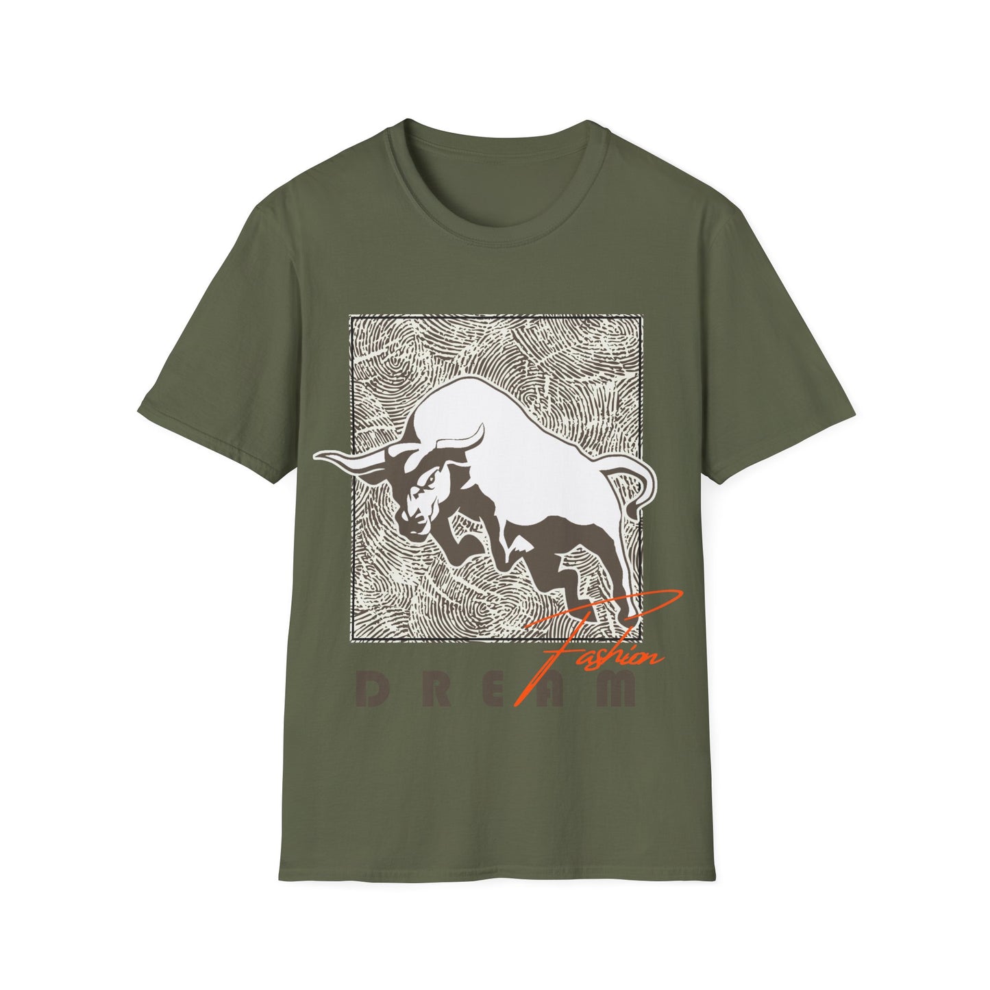 Dreaming Bull Unisex T-Shirt | Trendy Graphic Tee for Casual Style, Gifts, Milestone Celebrations, Everyday Wear