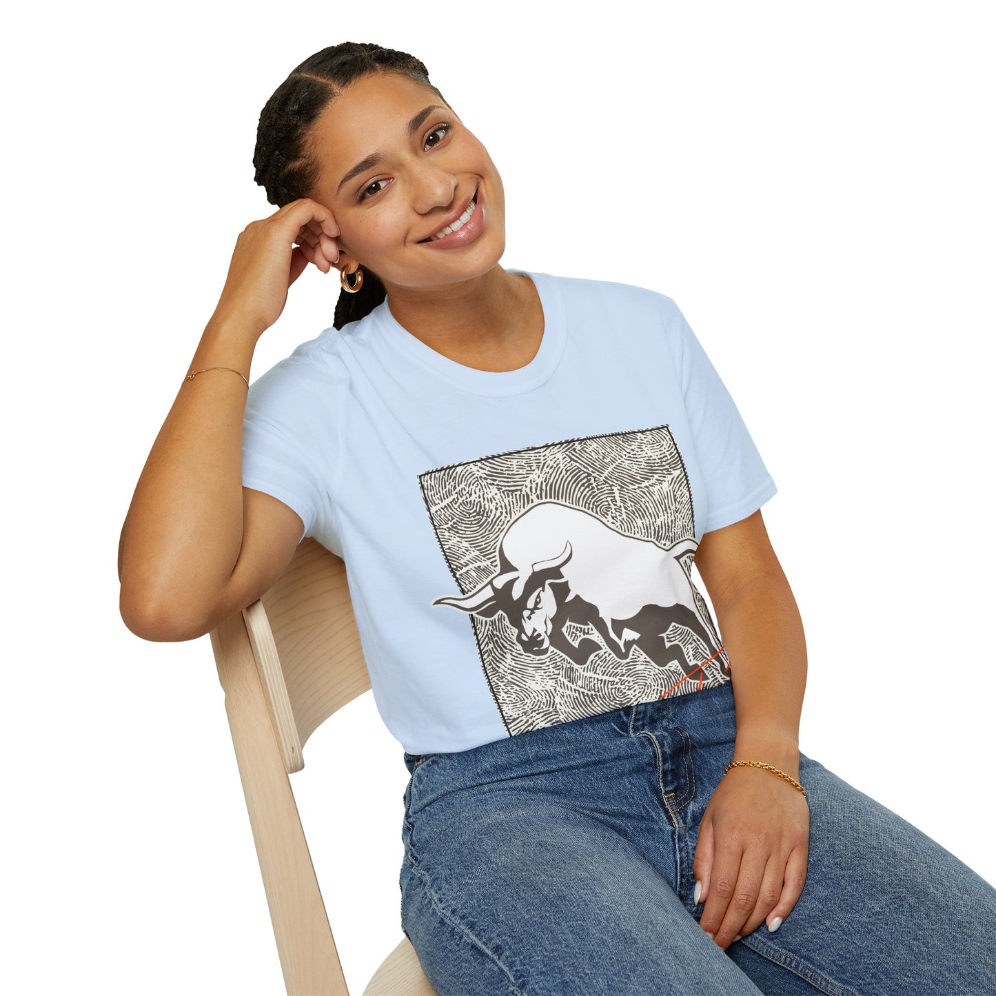 Dreaming Bull Unisex T-Shirt | Trendy Graphic Tee for Casual Style, Gifts, Milestone Celebrations, Everyday Wear