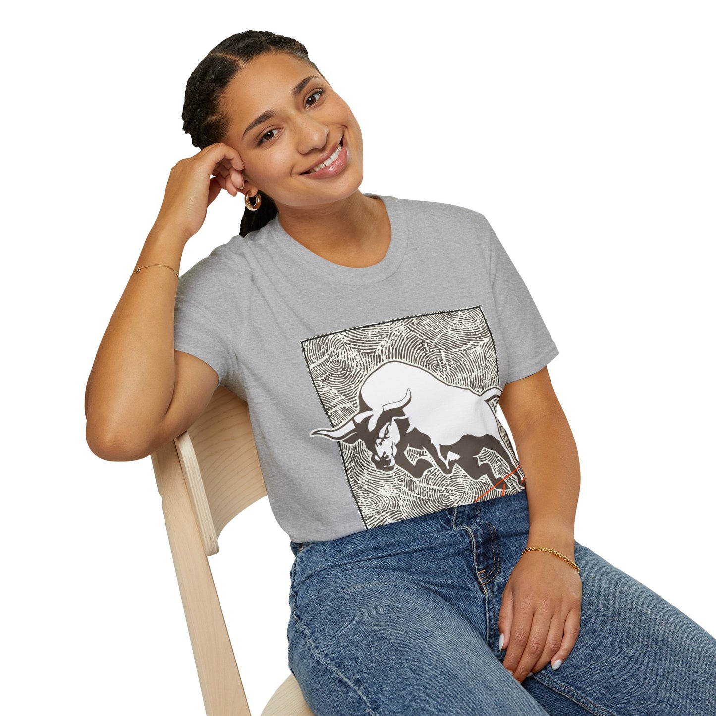 Dreaming Bull Unisex T-Shirt | Trendy Graphic Tee for Casual Style, Gifts, Milestone Celebrations, Everyday Wear