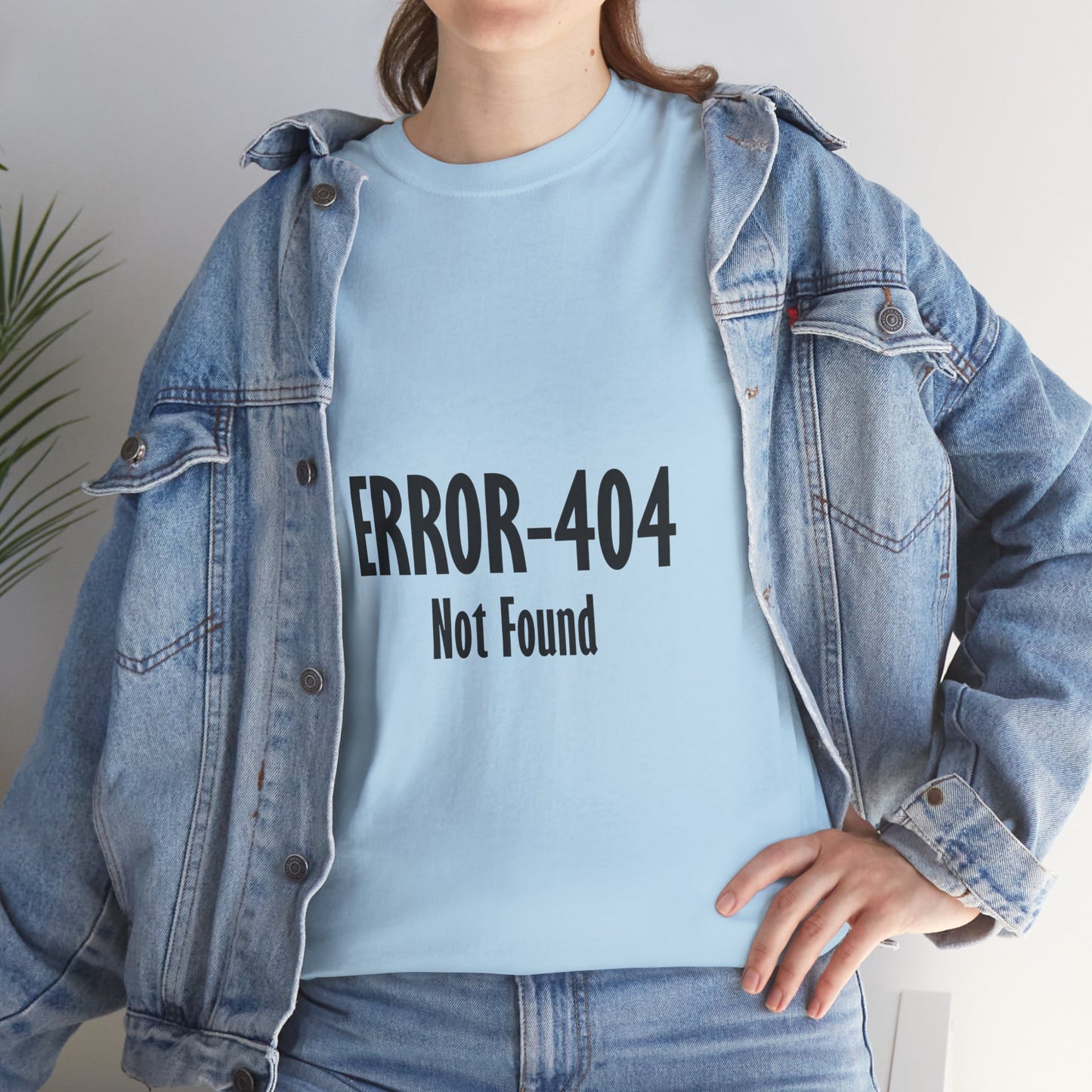 Error 404 Tee, Graphic T-Shirt, Computer Programmer Gift, Funny Coding Shirt, IT Tech Top