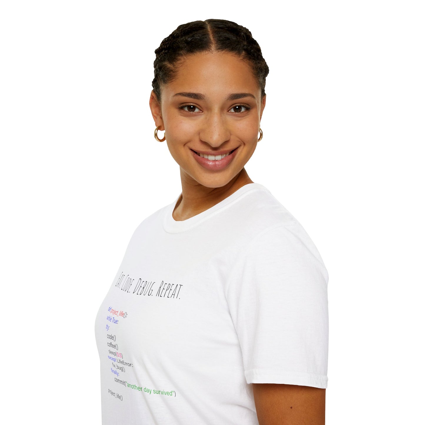 Programming Rule T-Shirt, Funny Coding Tee, Gift for Programmers, Tech Team Humor Shirt, Unisex Softstyle Tee