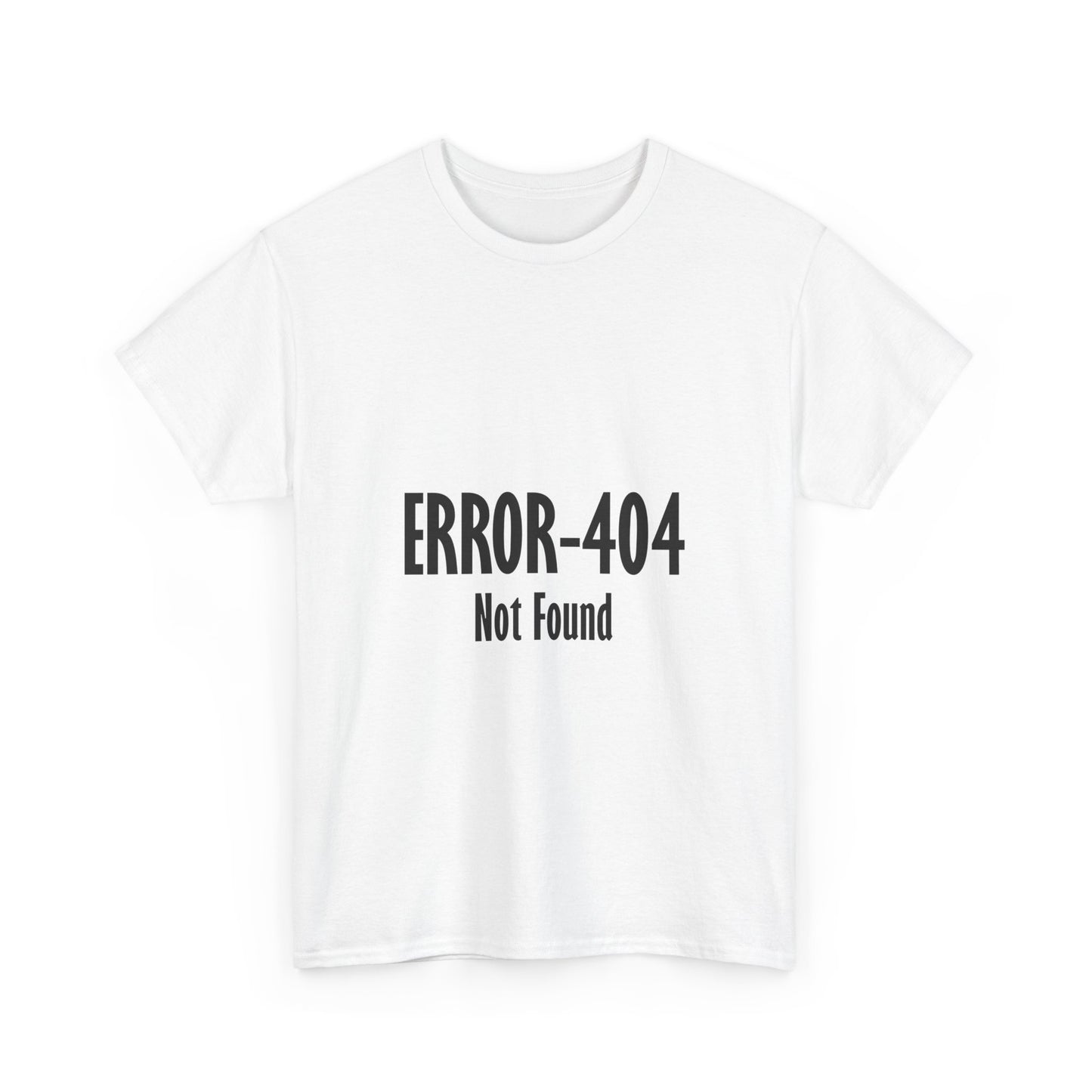 Error 404 Tee, Graphic T-Shirt, Computer Programmer Gift, Funny Coding Shirt, IT Tech Top
