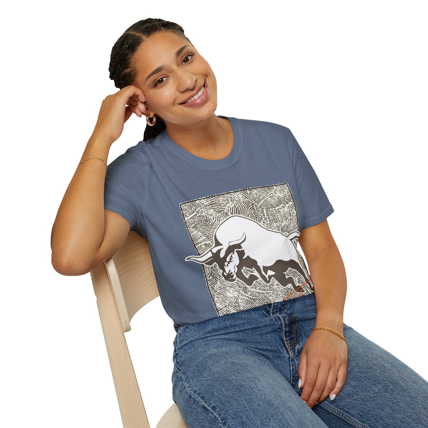 Dreaming Bull Unisex T-Shirt | Trendy Graphic Tee for Casual Style, Gifts, Milestone Celebrations, Everyday Wear