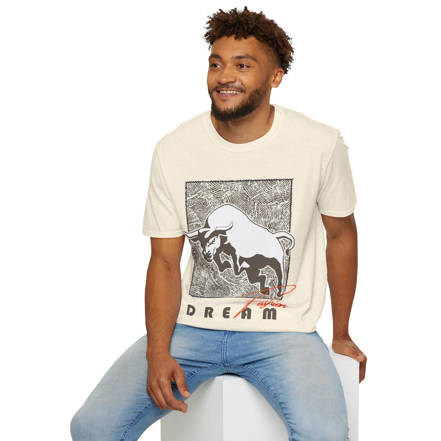 Dreaming Bull Unisex T-Shirt | Trendy Graphic Tee for Casual Style, Gifts, Milestone Celebrations, Everyday Wear