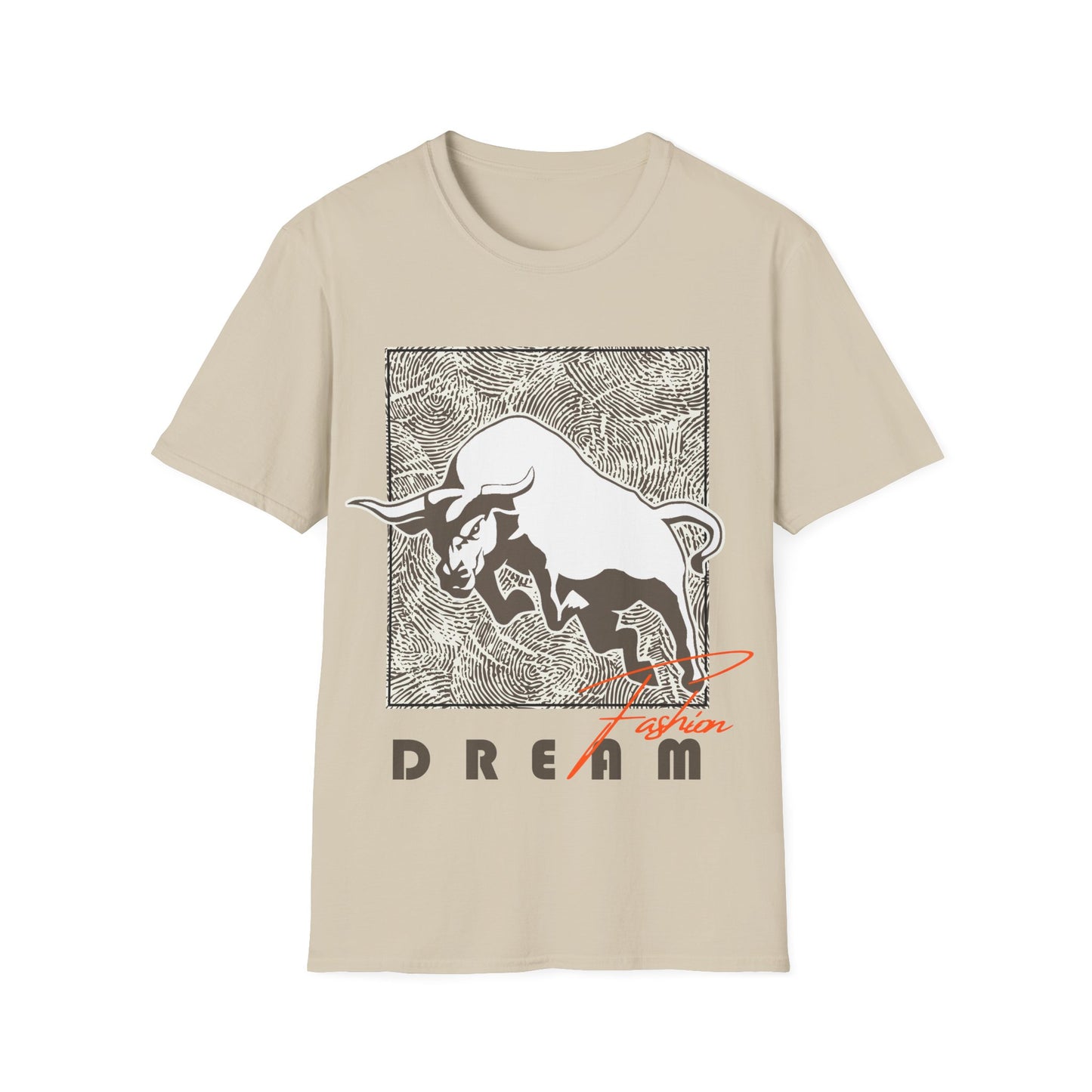 Dreaming Bull Unisex T-Shirt | Trendy Graphic Tee for Casual Style, Gifts, Milestone Celebrations, Everyday Wear