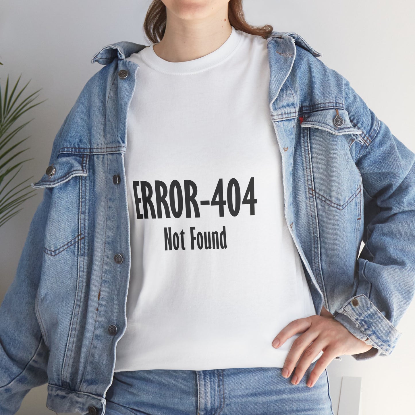 Error 404 Tee, Graphic T-Shirt, Computer Programmer Gift, Funny Coding Shirt, IT Tech Top