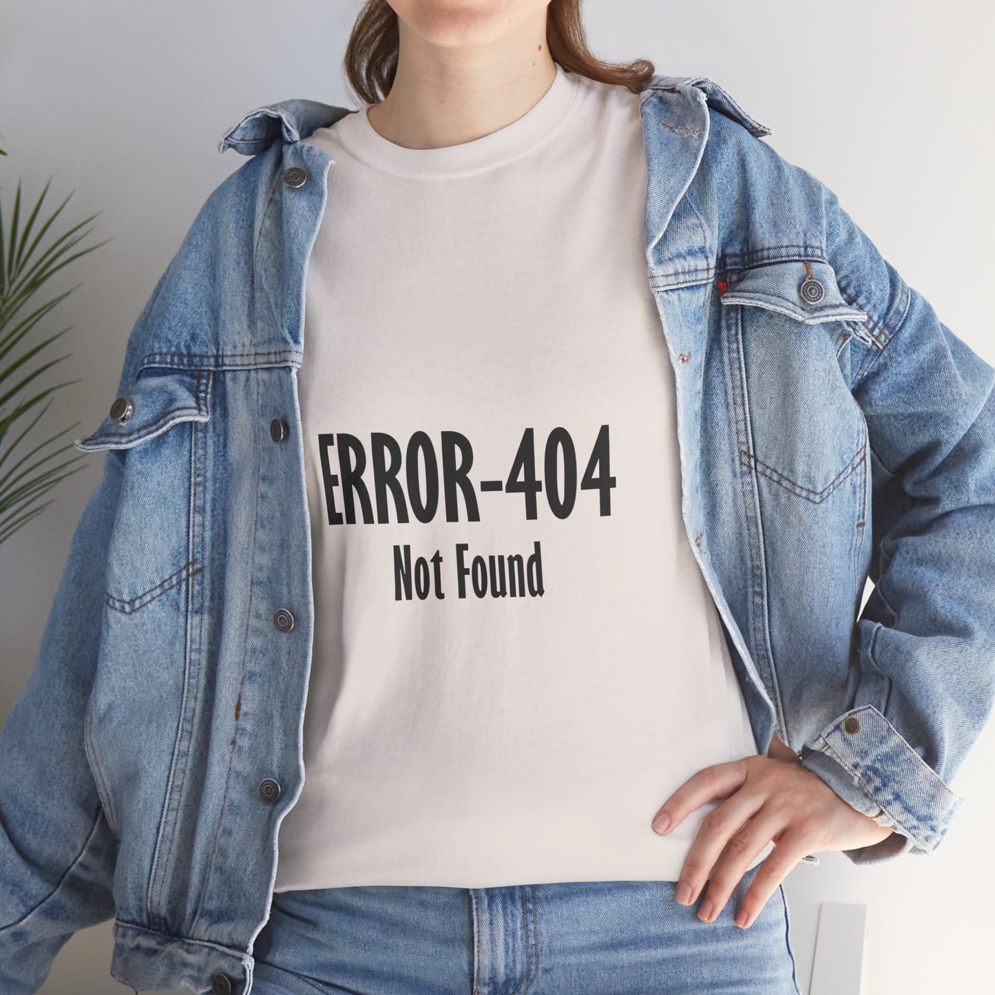 Error 404 Tee, Graphic T-Shirt, Computer Programmer Gift, Funny Coding Shirt, IT Tech Top