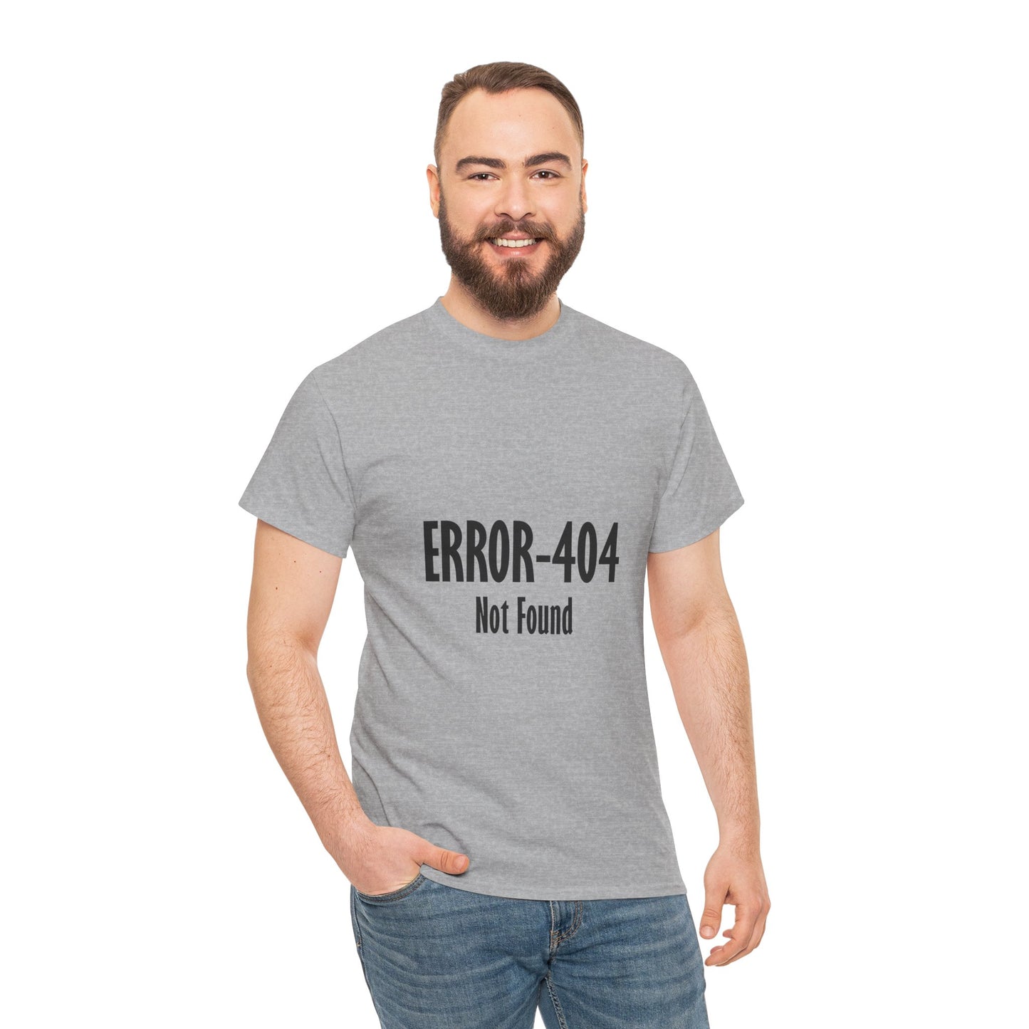 Error 404 Tee, Graphic T-Shirt, Computer Programmer Gift, Funny Coding Shirt, IT Tech Top