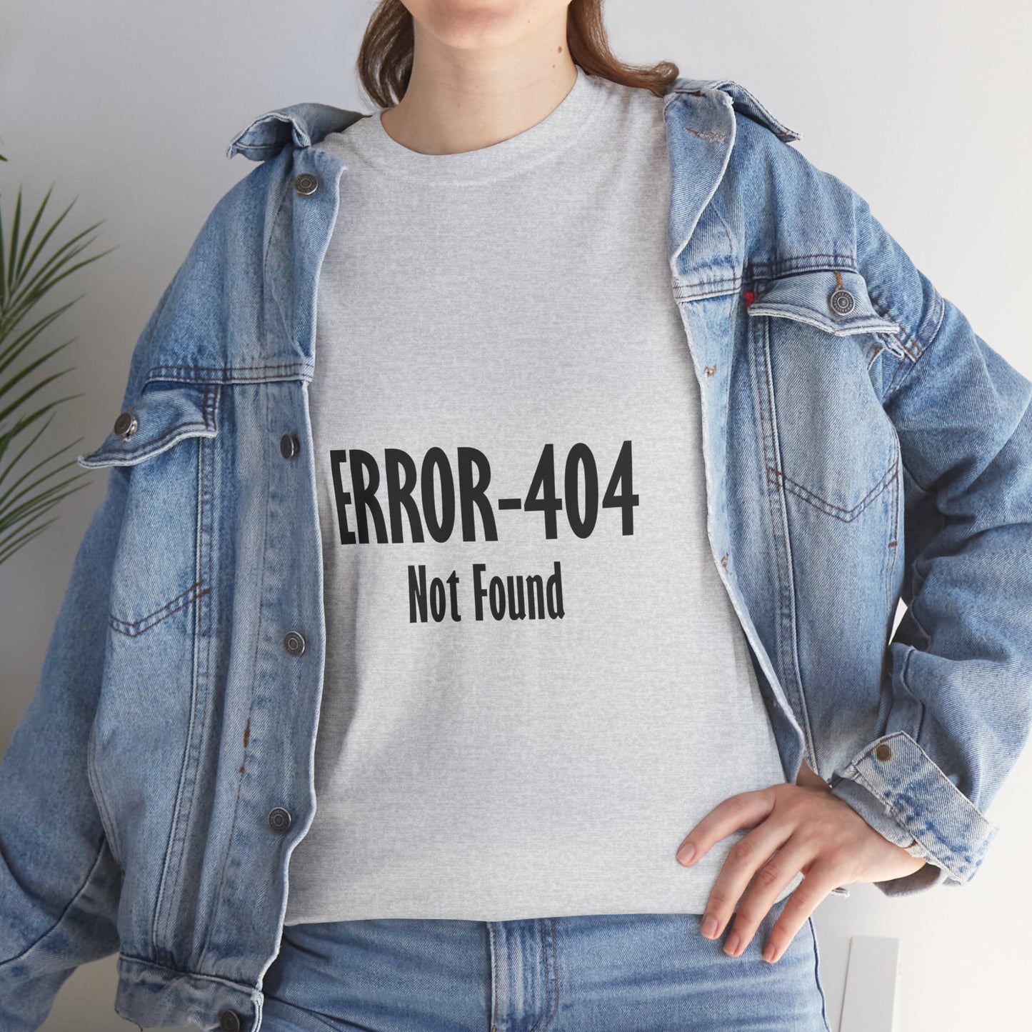 Error 404 Tee, Graphic T-Shirt, Computer Programmer Gift, Funny Coding Shirt, IT Tech Top