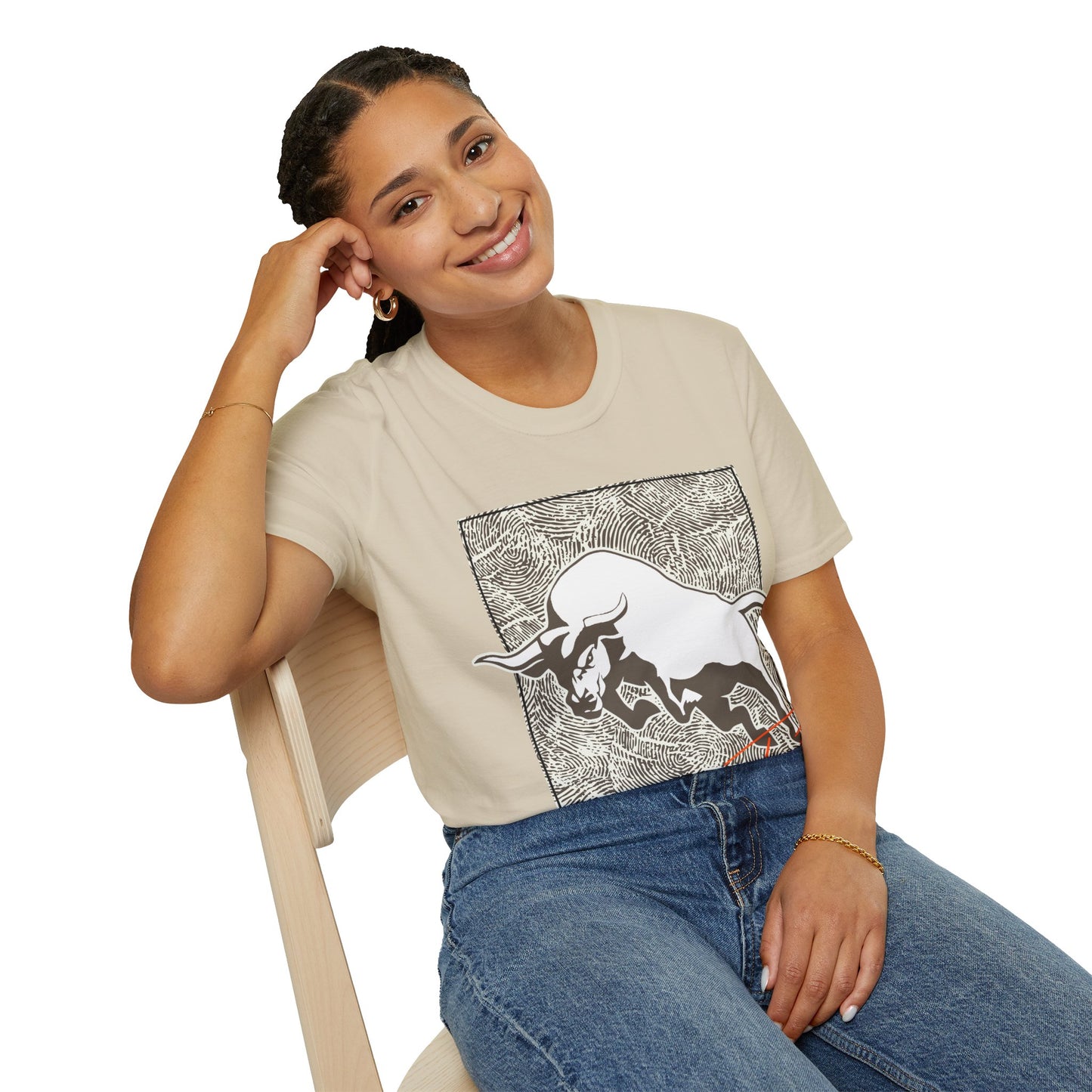 Dreaming Bull Unisex T-Shirt | Trendy Graphic Tee for Casual Style, Gifts, Milestone Celebrations, Everyday Wear
