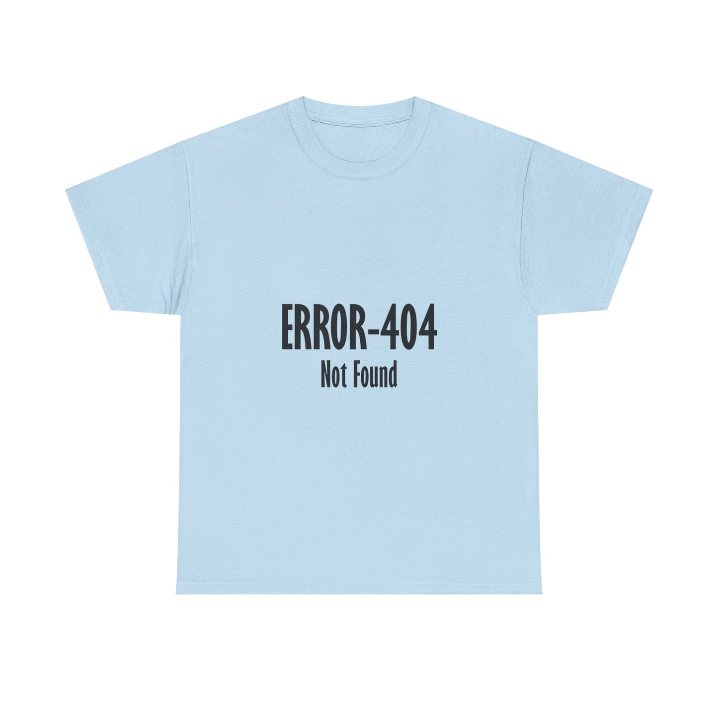 Error 404 Tee, Graphic T-Shirt, Computer Programmer Gift, Funny Coding Shirt, IT Tech Top