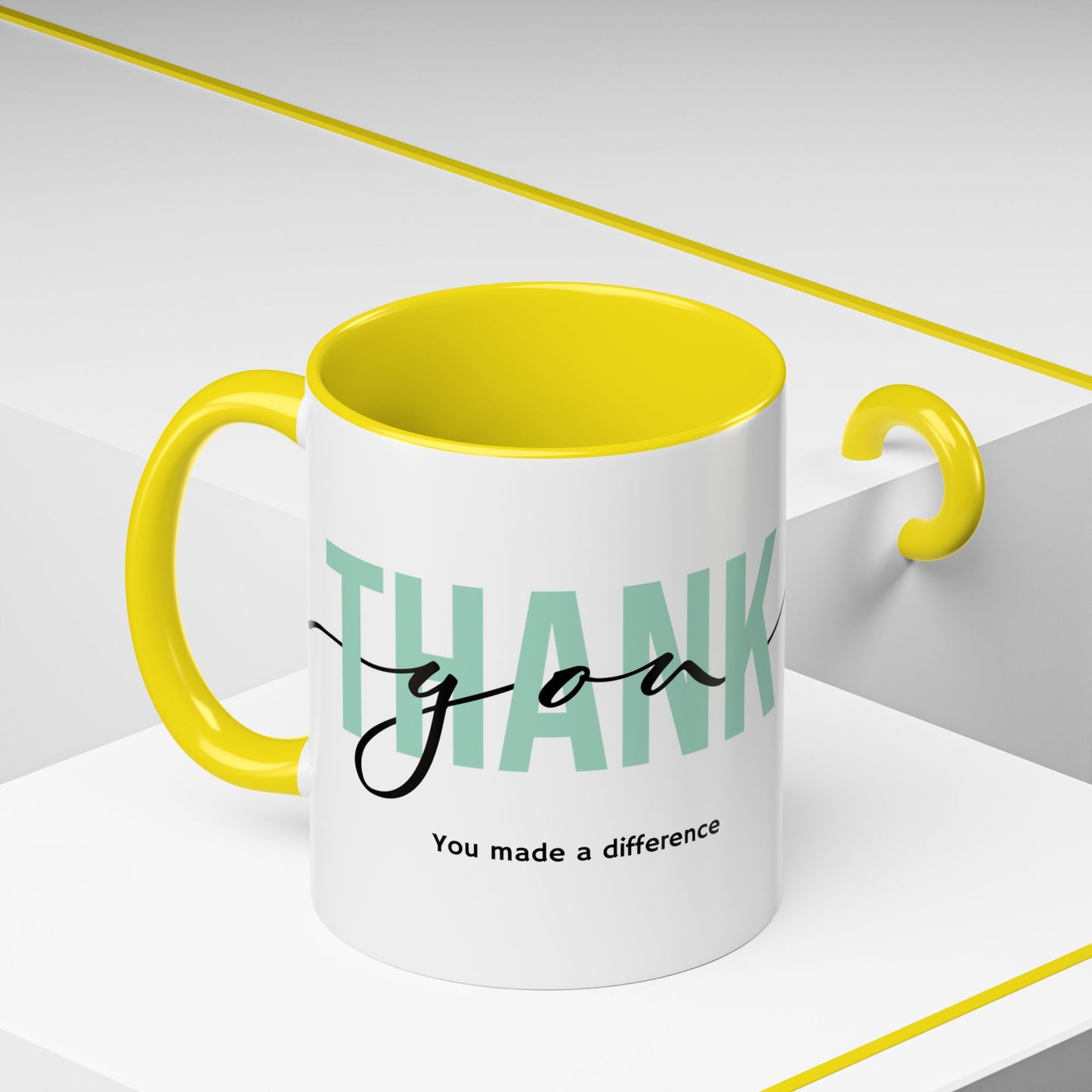 Thank You Coffee Mug ,Appreciation Gift Cup, Grateful Message Mug , Employee, Teacher, Friend, Boss Thank You Gift , Positive Vibes