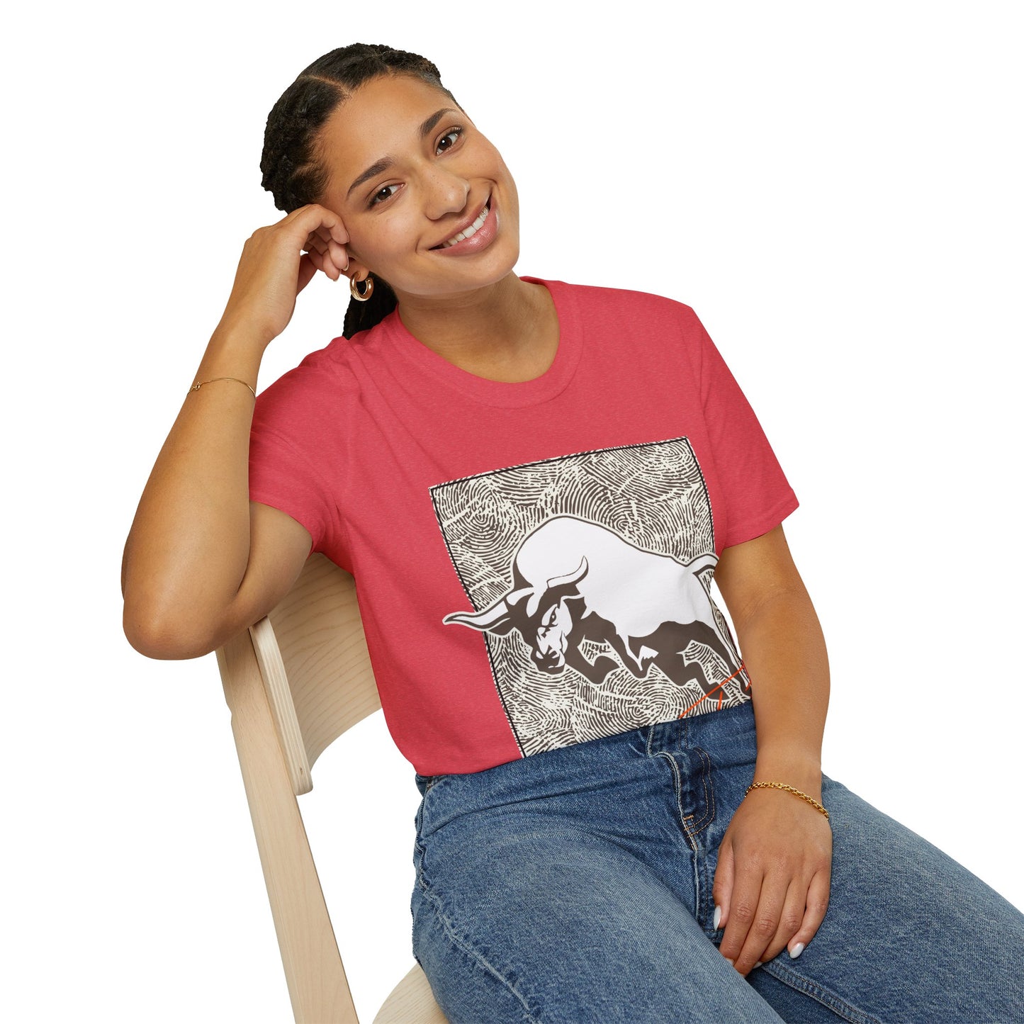 Dreaming Bull Unisex T-Shirt | Trendy Graphic Tee for Casual Style, Gifts, Milestone Celebrations, Everyday Wear