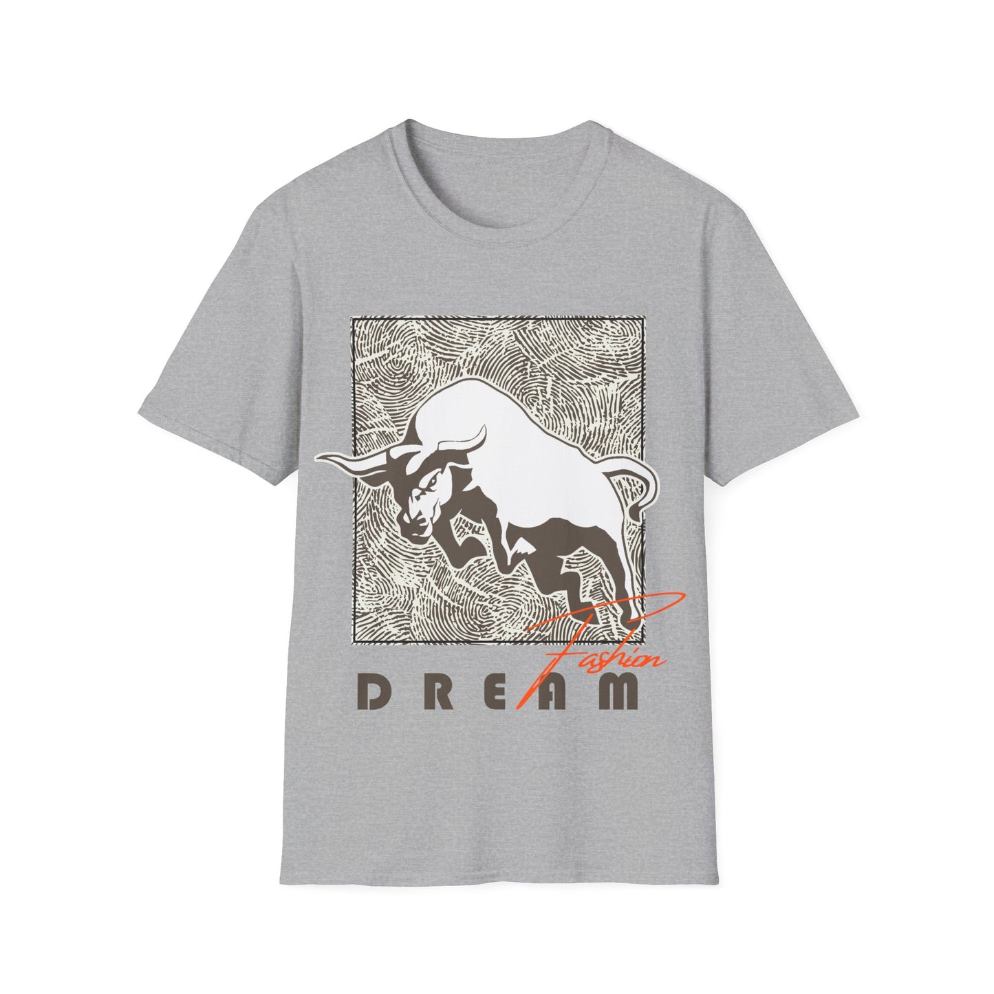 Dreaming Bull Unisex T-Shirt | Trendy Graphic Tee for Casual Style, Gifts, Milestone Celebrations, Everyday Wear