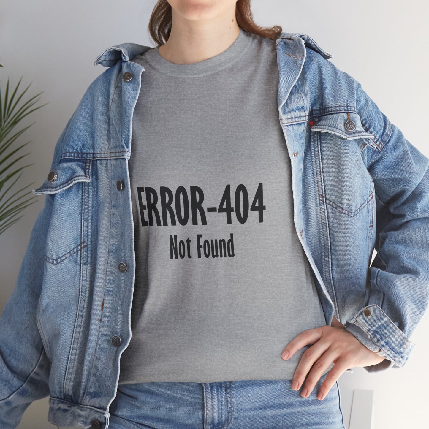 Error 404 Tee, Graphic T-Shirt, Computer Programmer Gift, Funny Coding Shirt, IT Tech Top