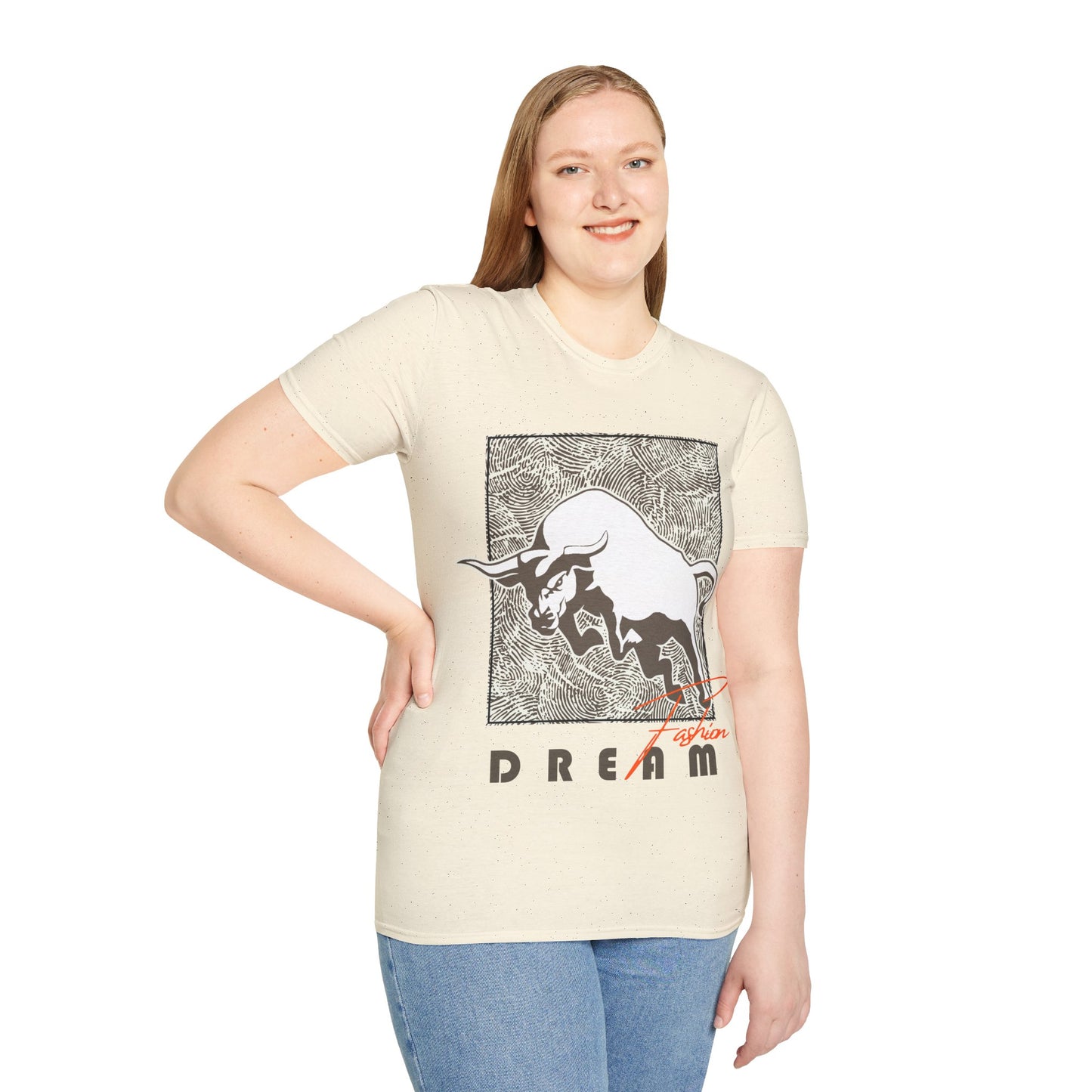 Dreaming Bull Unisex T-Shirt | Trendy Graphic Tee for Casual Style, Gifts, Milestone Celebrations, Everyday Wear