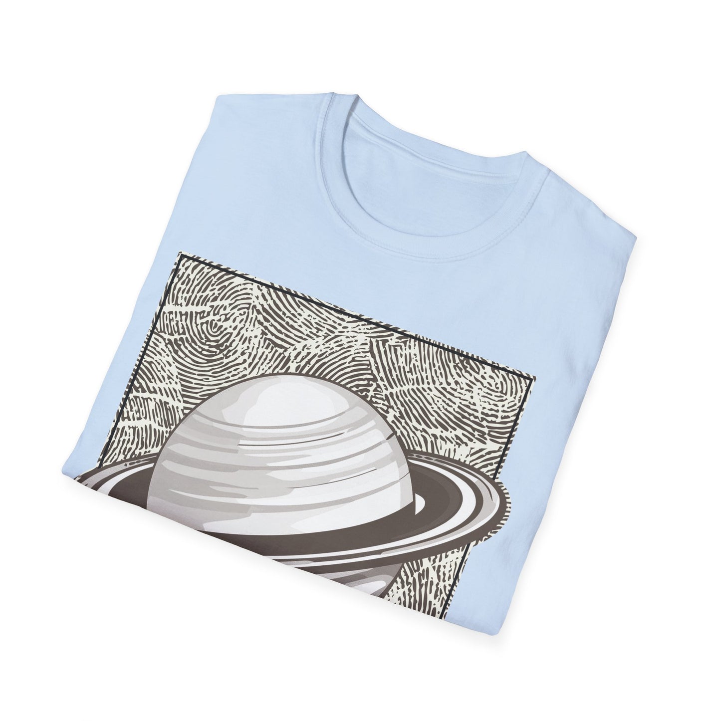 Dreamy Saturn Aesthetic Shirt – Space-Inspired Fashion Tee – Galaxy Text Design – Celestial Style T-shirt – Cosmic Trendy Top