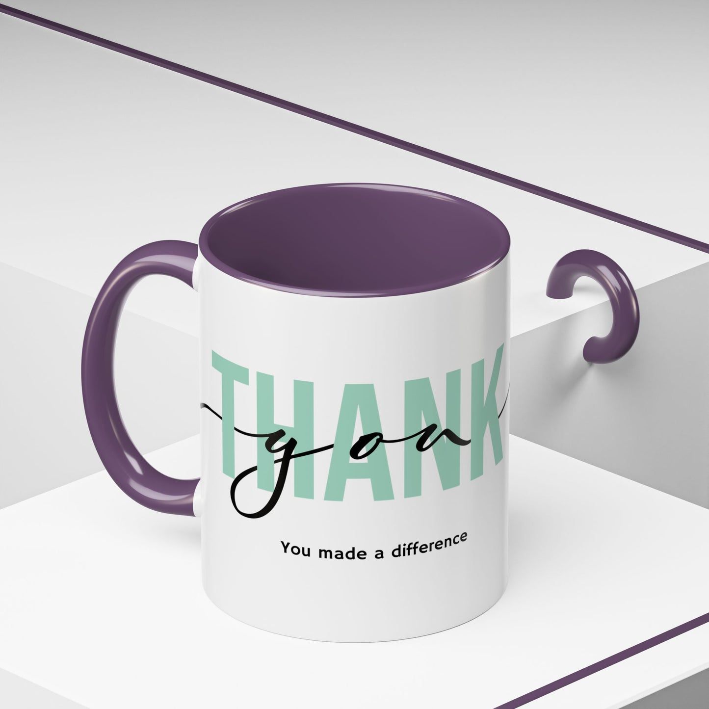 Thank You Coffee Mug ,Appreciation Gift Cup, Grateful Message Mug , Employee, Teacher, Friend, Boss Thank You Gift , Positive Vibes
