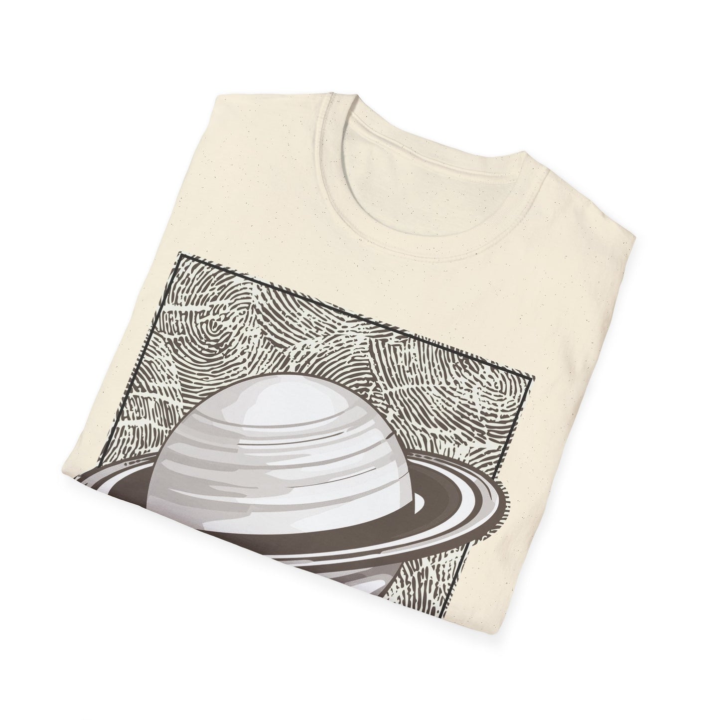 Dreamy Saturn Aesthetic Shirt – Space-Inspired Fashion Tee – Galaxy Text Design – Celestial Style T-shirt – Cosmic Trendy Top