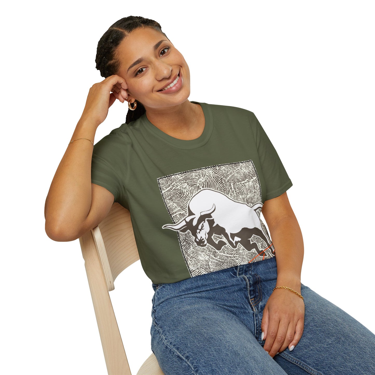 Dreaming Bull Unisex T-Shirt | Trendy Graphic Tee for Casual Style, Gifts, Milestone Celebrations, Everyday Wear