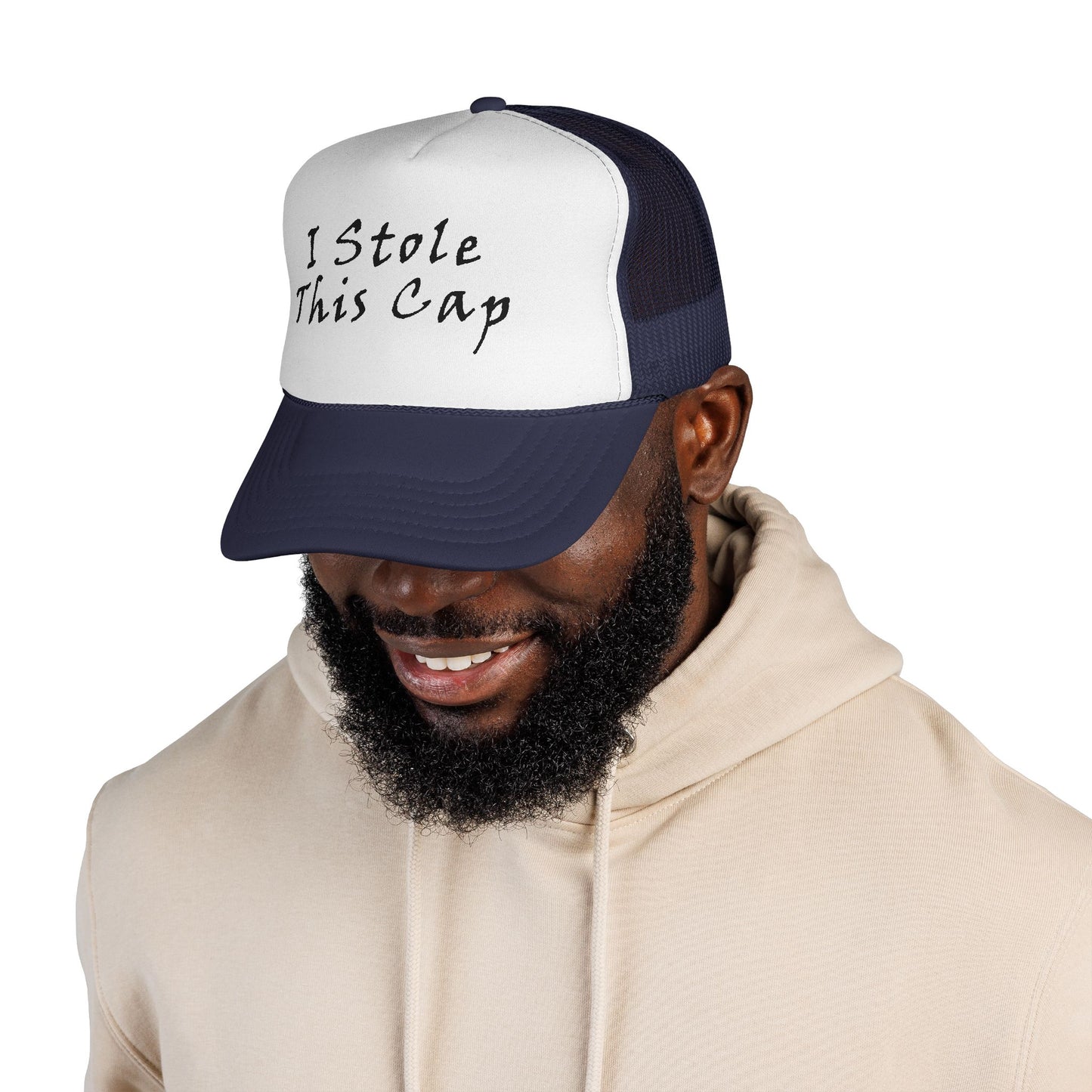 Funny Trucker Cap - I Stole This Cap, Unique Gift for Hat Lovers, Casual Style Cap, Outdoor Accessory, Humorous Fashion