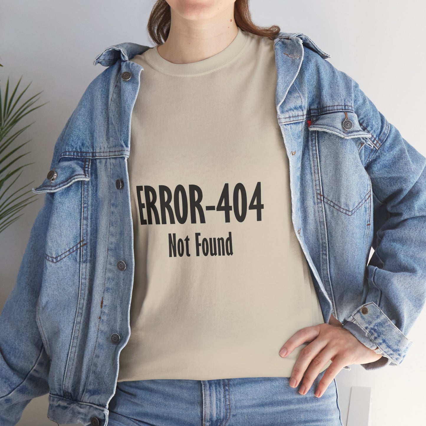 Error 404 Tee, Graphic T-Shirt, Computer Programmer Gift, Funny Coding Shirt, IT Tech Top