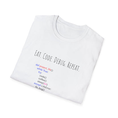 Programming Rule T-Shirt, Funny Coding Tee, Gift for Programmers, Tech Team Humor Shirt, Unisex Softstyle Tee