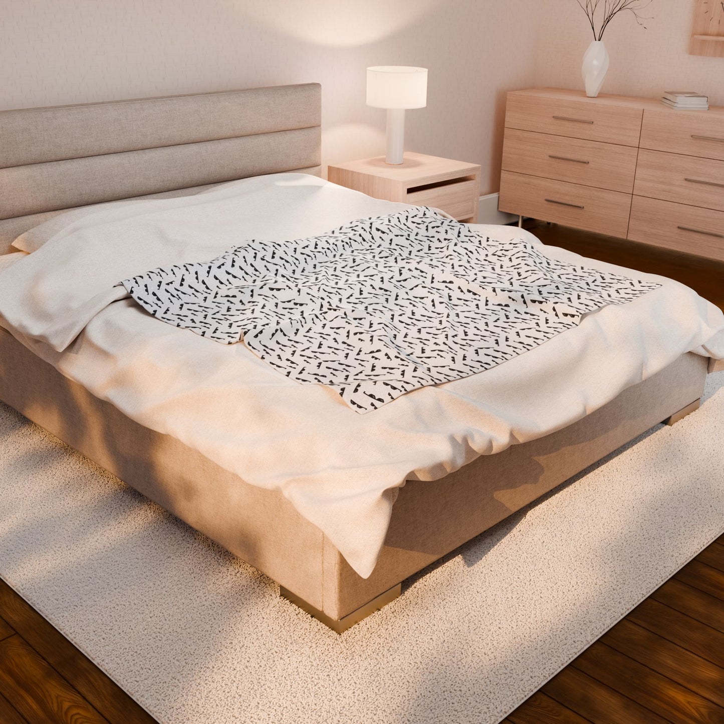 Cozy Velveteen Plush Blanket