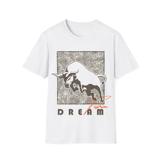 Dreaming Bull Unisex T-Shirt | Trendy Graphic Tee for Casual Style, Gifts, Milestone Celebrations, Everyday Wear