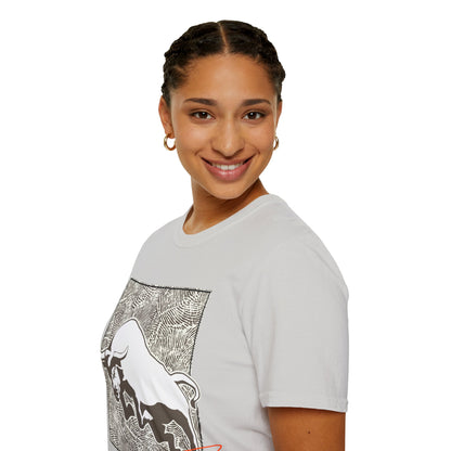 Dreaming Bull Unisex T-Shirt | Trendy Graphic Tee for Casual Style, Gifts, Milestone Celebrations, Everyday Wear