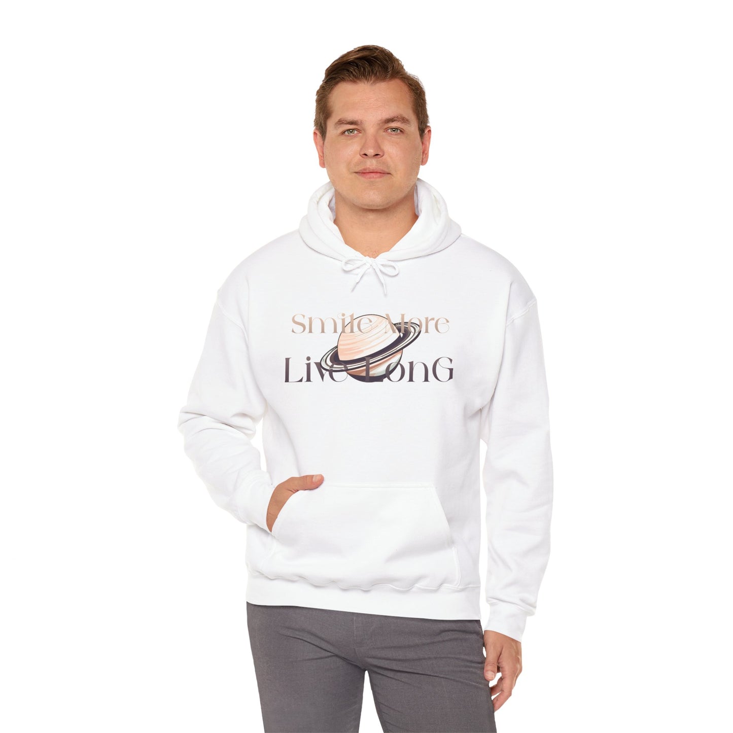 Cosmic Inspiration Hoodie - Live Long, Unisex Heavy Blend Sweatshirt, Comfortable Gift for Space Lovers, Motivational Apparel, Perfect [...]