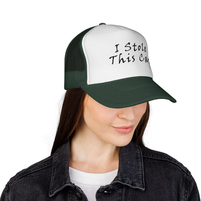 Funny Trucker Cap - I Stole This Cap, Unique Gift for Hat Lovers, Casual Style Cap, Outdoor Accessory, Humorous Fashion
