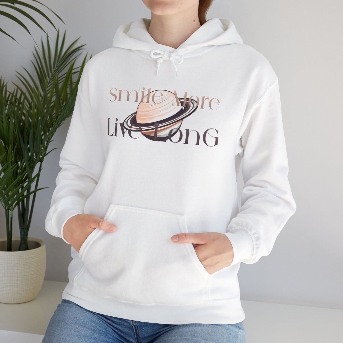 Cosmic Inspiration Hoodie - Live Long, Unisex Heavy Blend Sweatshirt, Comfortable Gift for Space Lovers, Motivational Apparel, Perfect [...]