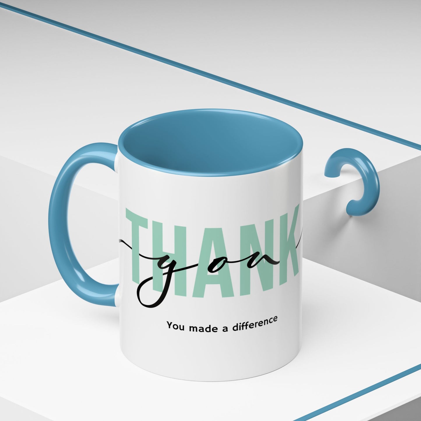 Thank You Coffee Mug ,Appreciation Gift Cup, Grateful Message Mug , Employee, Teacher, Friend, Boss Thank You Gift , Positive Vibes