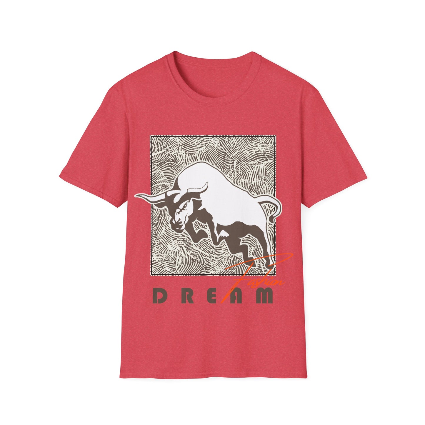 Dreaming Bull Unisex T-Shirt | Trendy Graphic Tee for Casual Style, Gifts, Milestone Celebrations, Everyday Wear