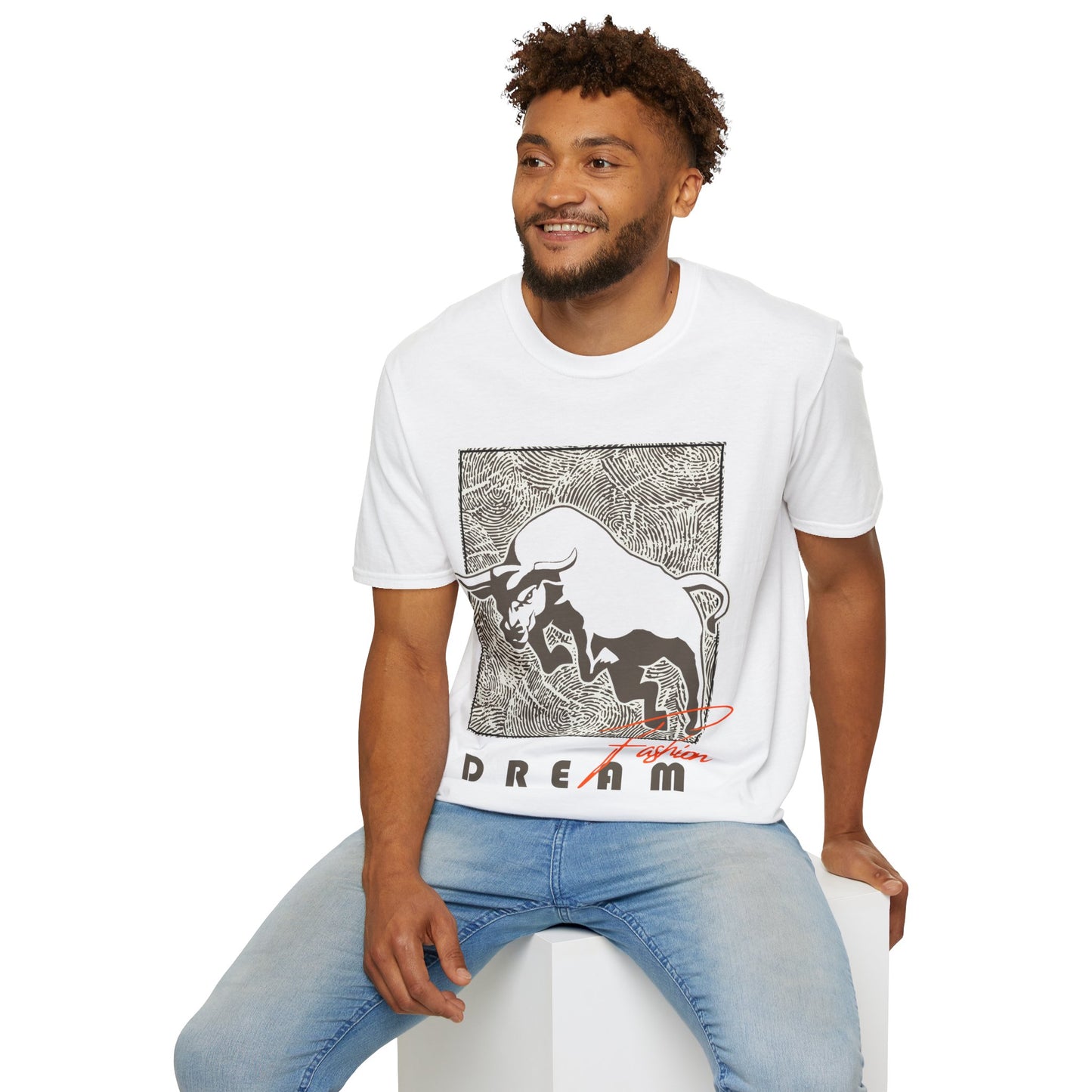 Dreaming Bull Unisex T-Shirt | Trendy Graphic Tee for Casual Style, Gifts, Milestone Celebrations, Everyday Wear