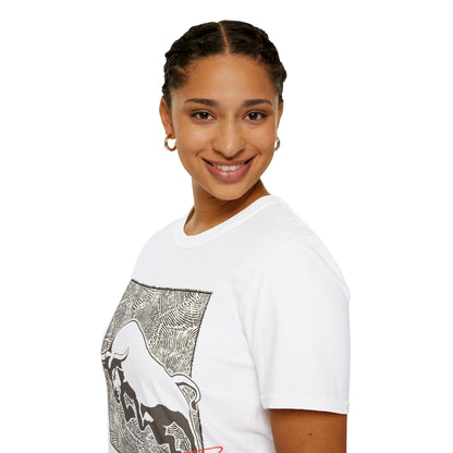 Dreaming Bull Unisex T-Shirt | Trendy Graphic Tee for Casual Style, Gifts, Milestone Celebrations, Everyday Wear