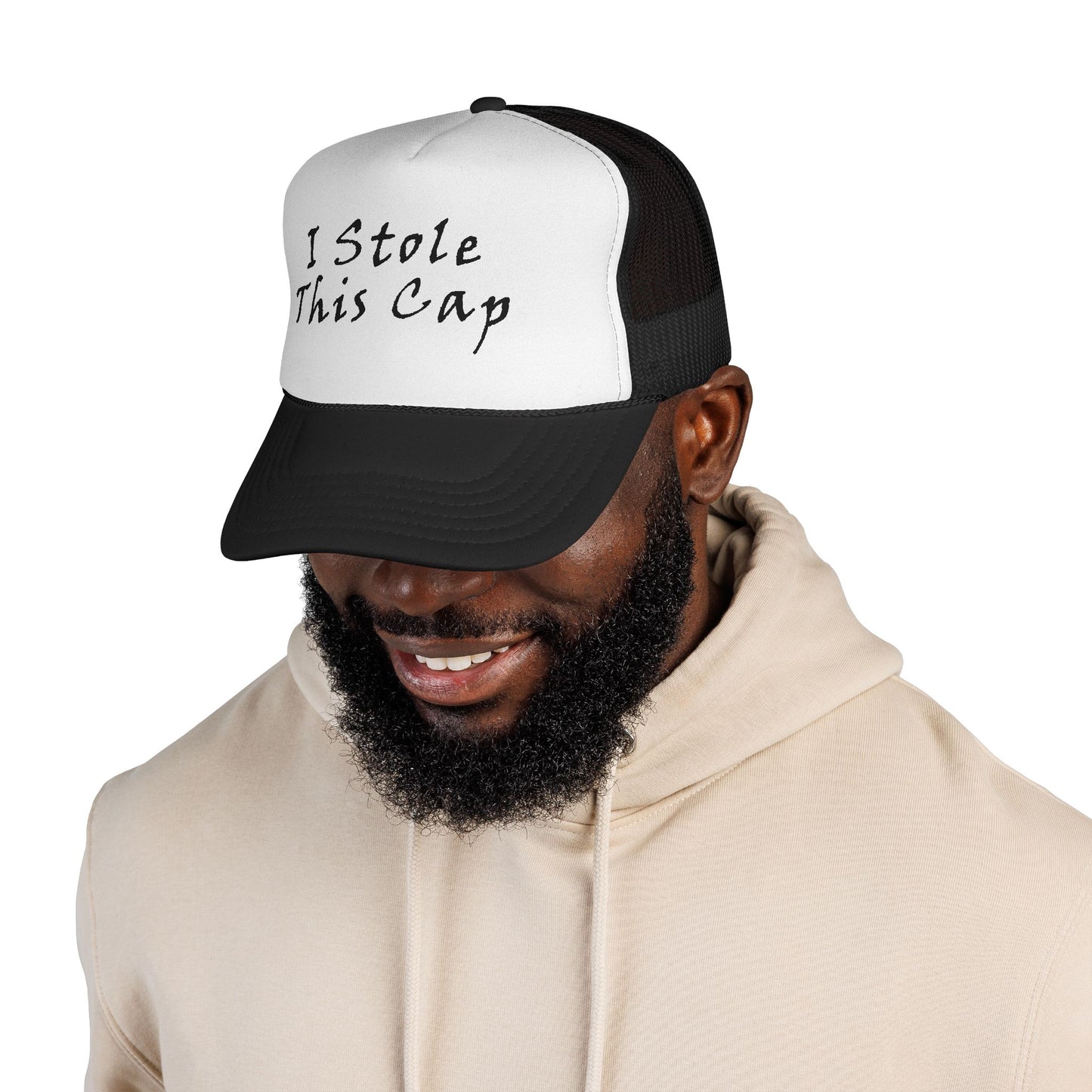 Funny Trucker Cap - I Stole This Cap, Unique Gift for Hat Lovers, Casual Style Cap, Outdoor Accessory, Humorous Fashion