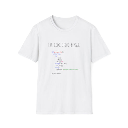 Programming Rule T-Shirt, Funny Coding Tee, Gift for Programmers, Tech Team Humor Shirt, Unisex Softstyle Tee