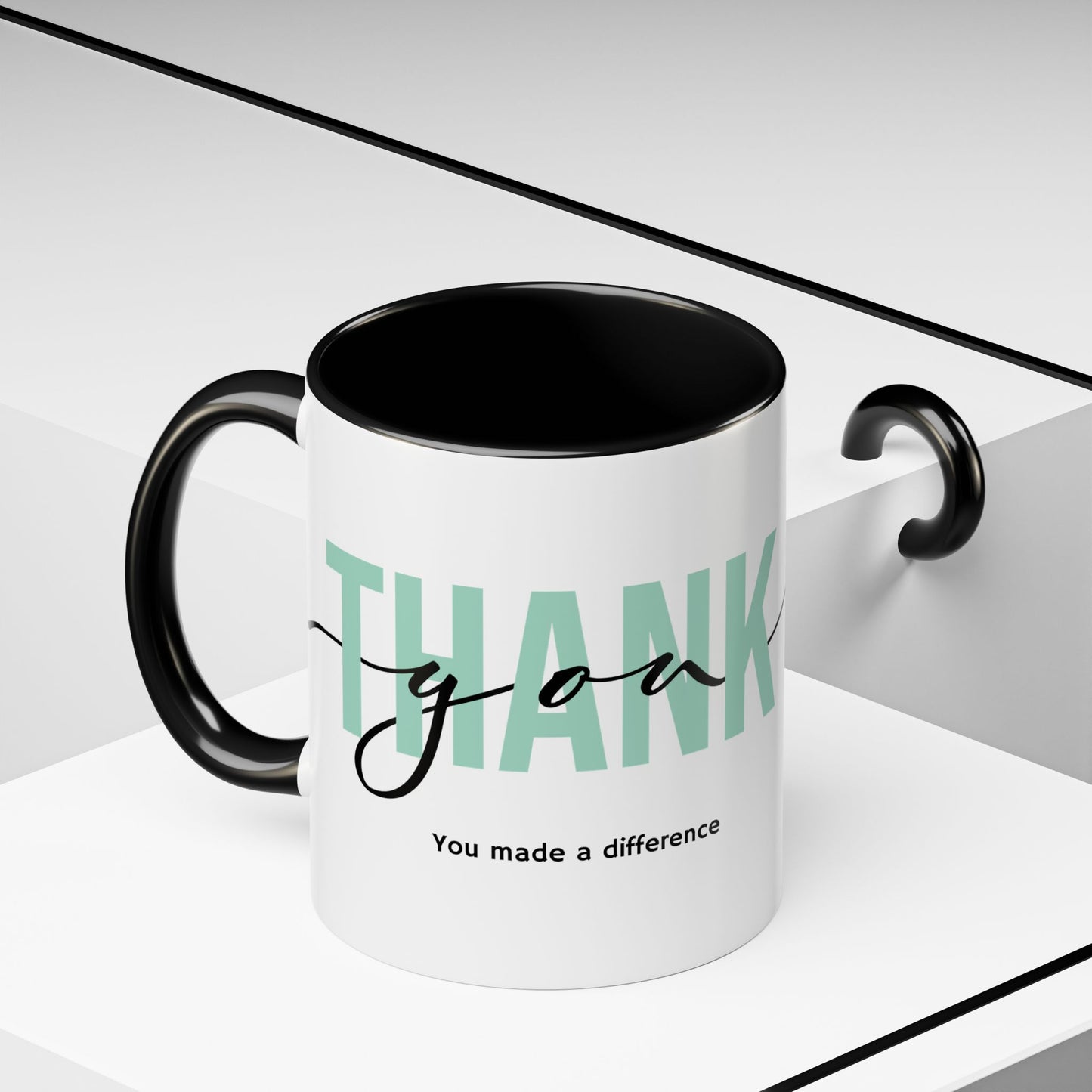 Thank You Coffee Mug ,Appreciation Gift Cup, Grateful Message Mug , Employee, Teacher, Friend, Boss Thank You Gift , Positive Vibes