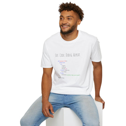 Programming Rule T-Shirt, Funny Coding Tee, Gift for Programmers, Tech Team Humor Shirt, Unisex Softstyle Tee