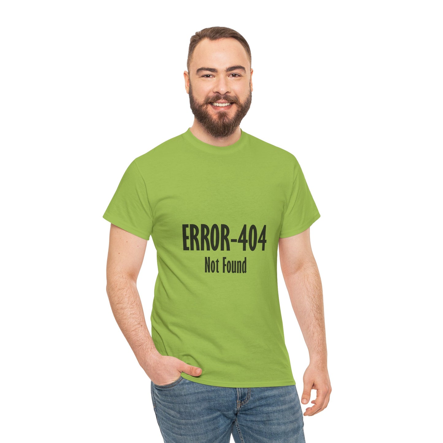 Error 404 Tee, Graphic T-Shirt, Computer Programmer Gift, Funny Coding Shirt, IT Tech Top