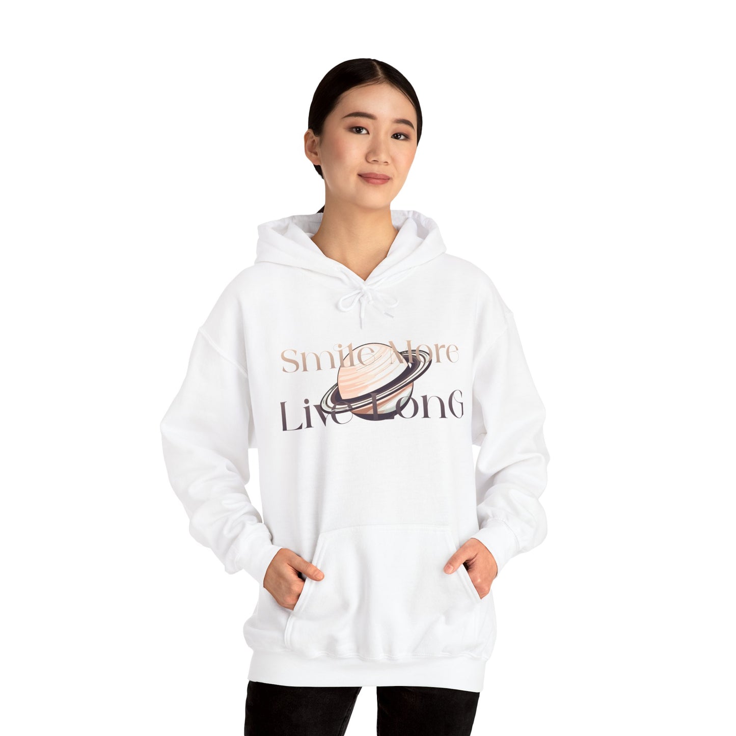 Cosmic Inspiration Hoodie - Live Long, Unisex Heavy Blend Sweatshirt, Comfortable Gift for Space Lovers, Motivational Apparel, Perfect [...]