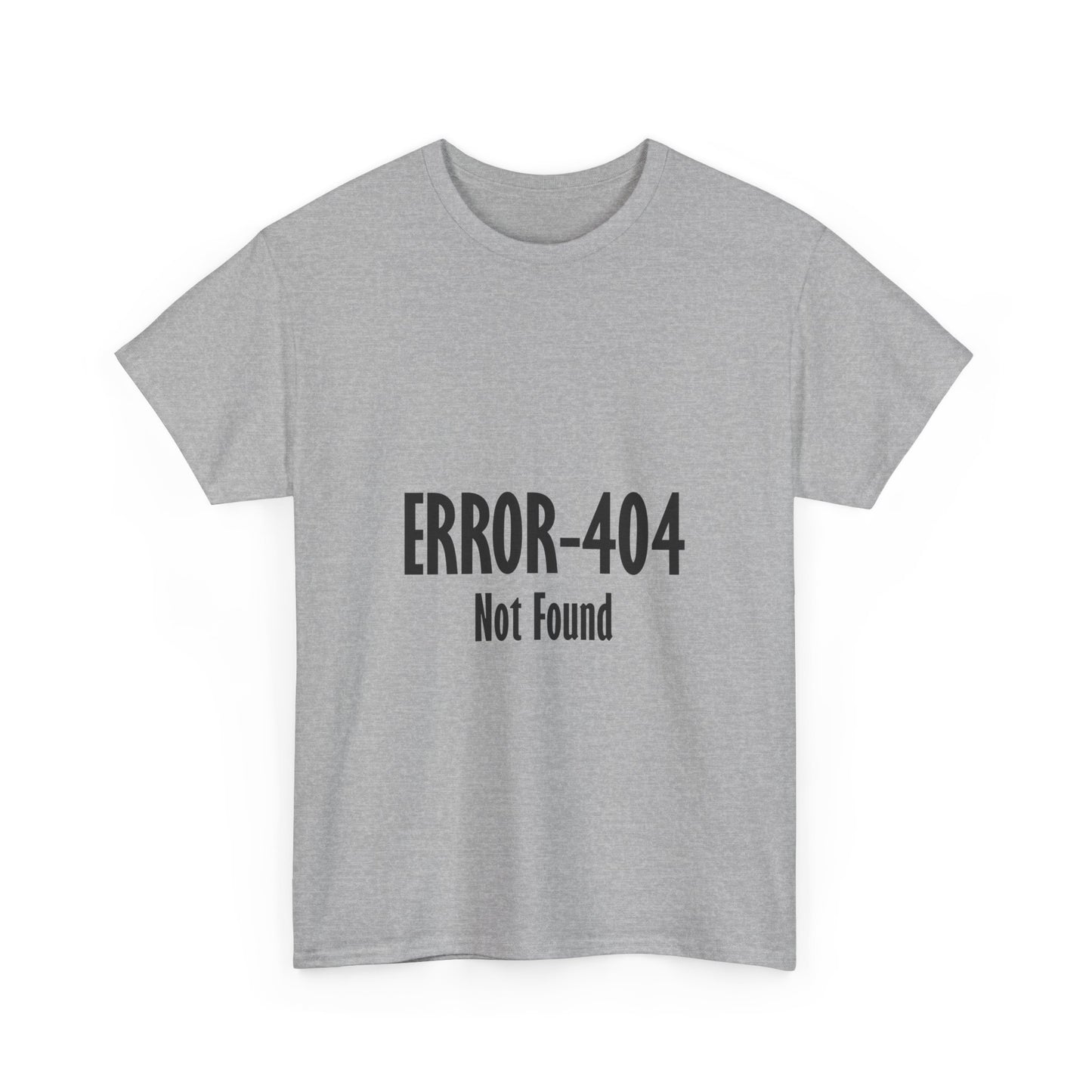 Error 404 Tee, Graphic T-Shirt, Computer Programmer Gift, Funny Coding Shirt, IT Tech Top