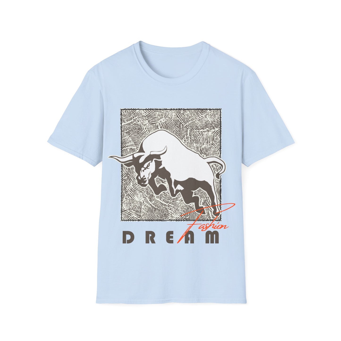 Dreaming Bull Unisex T-Shirt | Trendy Graphic Tee for Casual Style, Gifts, Milestone Celebrations, Everyday Wear