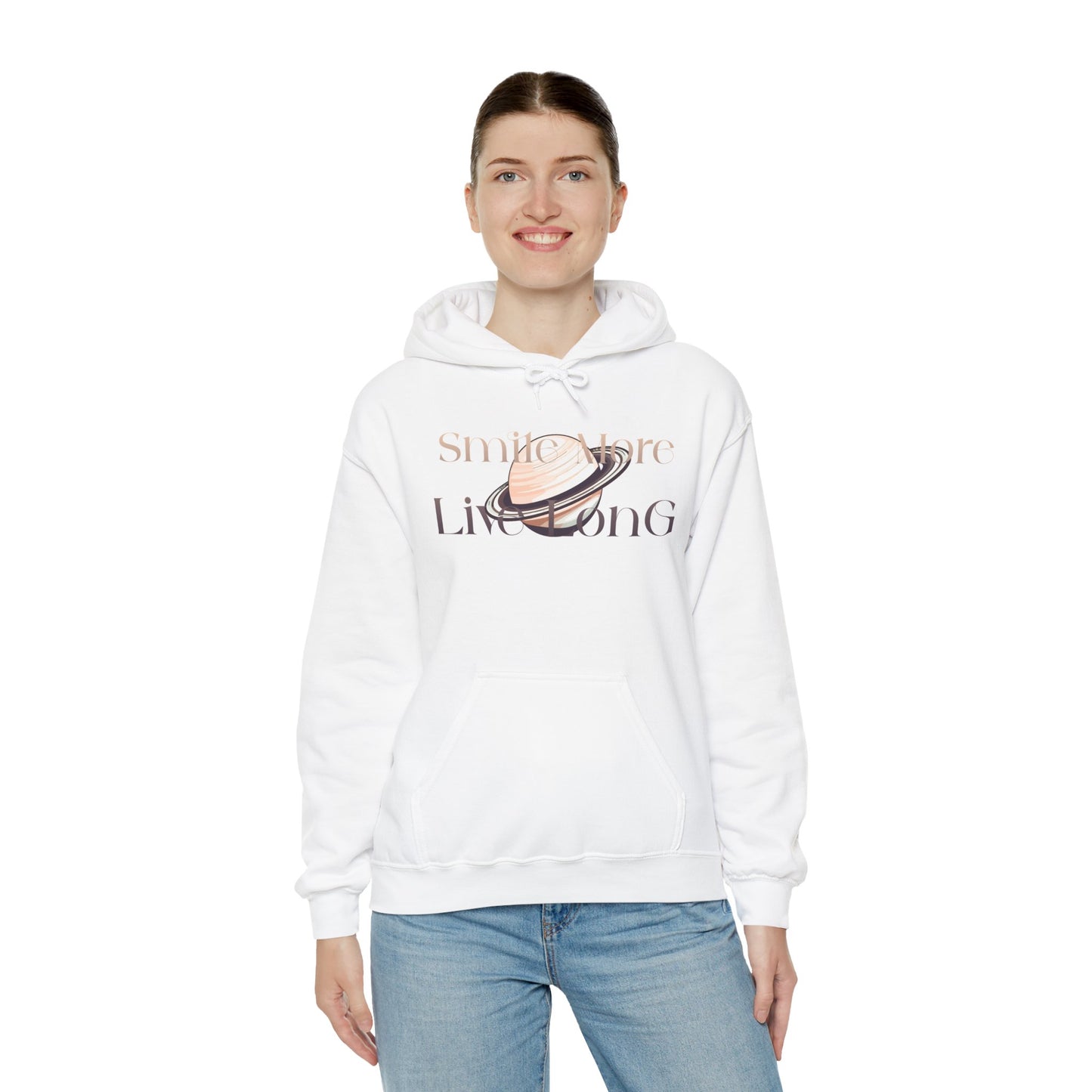 Cosmic Inspiration Hoodie - Live Long, Unisex Heavy Blend Sweatshirt, Comfortable Gift for Space Lovers, Motivational Apparel, Perfect [...]